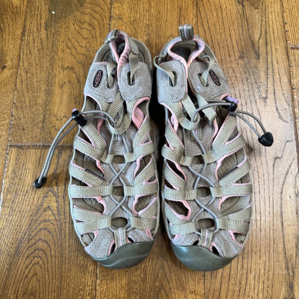 Keen Whisper Hiking Sandals Waterproof River Water Slip On 1003711 Womens Sz 9.5